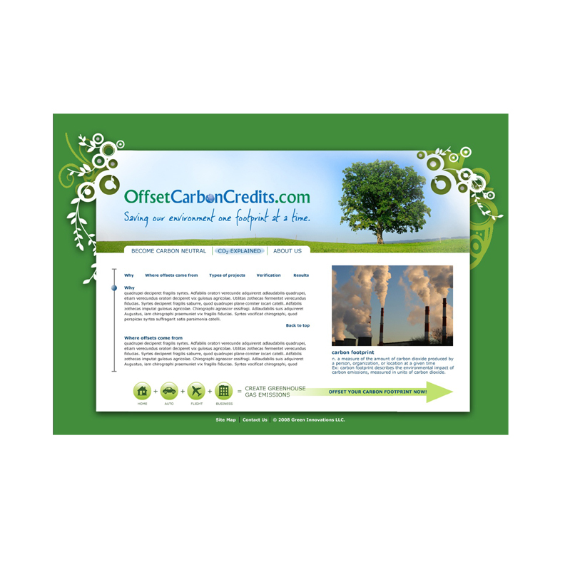 Green Innovations Website